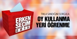 Nerede oy kullanacağım