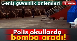 Polis okullarda bomba aradı!