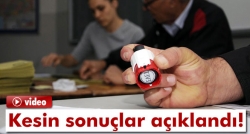 Seçimlerin kesin sonuçları açıklandı