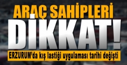 Kış lastiği uygulaması değişti