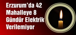 Günlerdir elektiriksiz yaşıyorlar