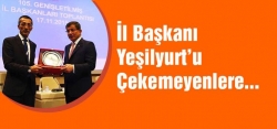 Yeşilyurt, plaket ile ödüllendirildi!