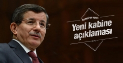 Davutoğlu'ndan yeni kabine açıklaması!