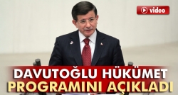 Davutoğlu 64. Hükümet programını açıkladı