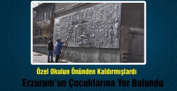 Kahramanlar rölyefi Erzurum Lisesi’nde!