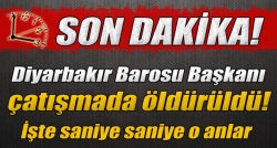 Diyarbakır Barosu Başkanı Elçi öldürüldü