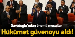 AK Parti Hükümeti Güvenoyu Aldı!