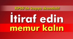 İtiraf eden memur kalın