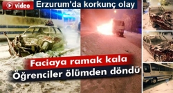 Öğrenciler ve personel ölümden döndü