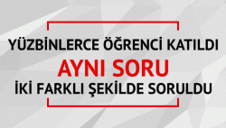 AÖF sınavında yanyana 2 aynı soru!