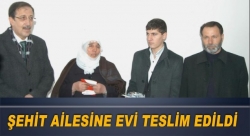 Palandöken Belediyesinden Şehit ailesine ev!