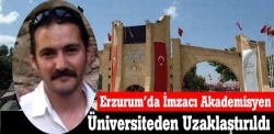 İmzacı akademisyene uzaklaştırma