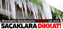 İtfaiyenin araçları yatarken!