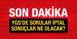 YGS’de iki soru iptal