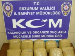 Erzurum'da yine uyuşturucu!