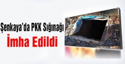 Şenkaya'da PKK sığınağı imha edildi