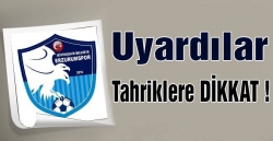 BB Erzurumspor'dan tahrik uyarısı!