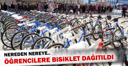 Erzurum'da Bisiklet Dağıtıldı!