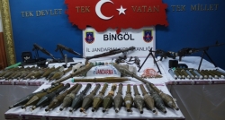 Bingöl’de örgütün silah depoları bulundu!
