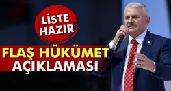 Yıldırım: Kabine listesi hazırlanıyor