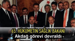 Recep Akdağ görevi devraldı!