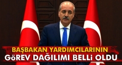 Yardımcılarının görev dağılımı belli oldu