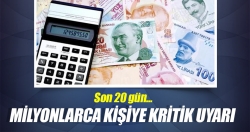 Prim borçluları için son 20 gün!