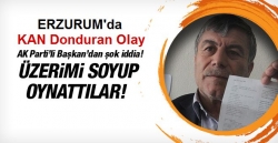 Horasan'da kan donduran olay!