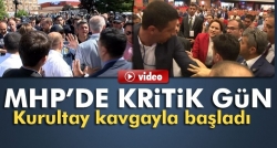 Delegeler arasında sıra kavgası