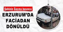 Erzurum'da faciadan dönüldü!