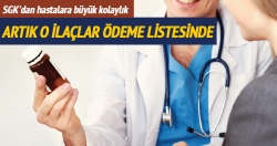 23 ilaç ödeme listesine alındı!