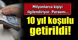 BES`te vergi teşvikine 10 yıl koşulu