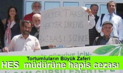 HES Müdürüne Hapis cezası!