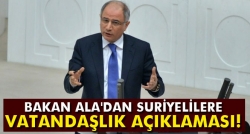 Ala: Suriyelilere Vatandaşlık Vereceğiz