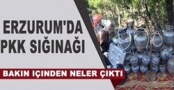 Erzurum'da iki sığınak bulundu!