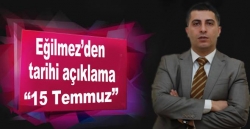 Eğilmez'den tarihi açıklama!