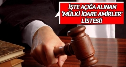 Mülki İdare Amirler listesi