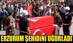 Erzurum ikinci şehidini de uğurladı!