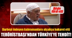 Teröristbaşı Gülen milleti tehdit etti!