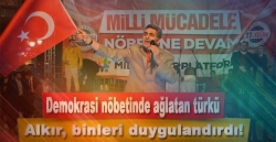 Alkır, binleri duygulandırdı!