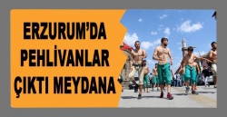Erzurum’da güreş öncesi kortej!