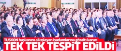 Alkışlayan işadamlarına gözaltı kararı