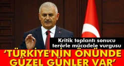 Yıldırım'dan terörle mücadele vurgusu