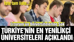 Türkiye’nin en girişimci ve yenilikçi üniversiteleri