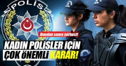 Polislerde de başörtüsü serbest