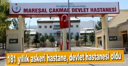 Askeri hastane, devlet hastanesi oldu