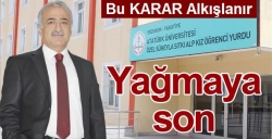 Yeni rektörden alkışlanacak karar!