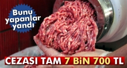 Sokakta kıyma çekmenin cezası