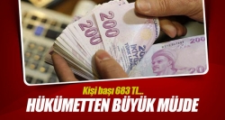 Kişi başı 683 TL ek harcama imkanı!