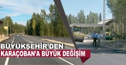 Büyükşehirden Karaçoban'a büyük değişiim